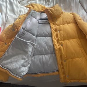 Yellow Hollister Puffer